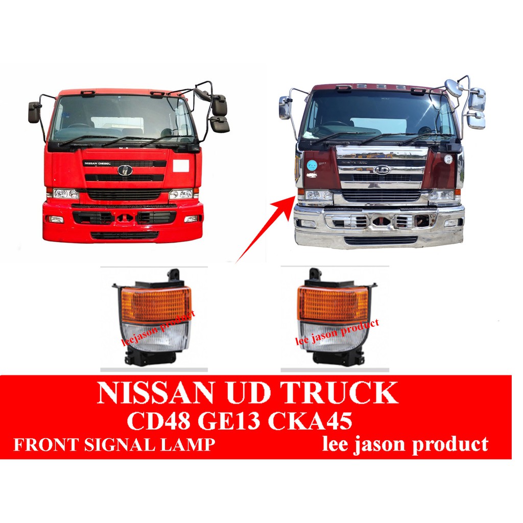 J103S01 NISSAN UD TRUCK CD48 GE13 CKA45 โคมไฟป้ายด้านหน้า