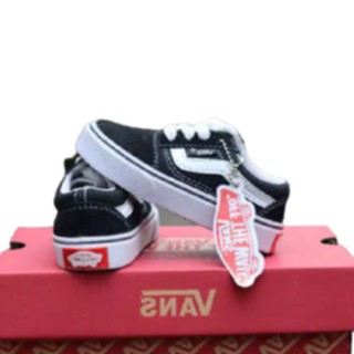 . Vans ของแท้ รองเท้าเด็กวัยหัดเดิน ของขวัญวันเกิด รองเท้าผ้าใบน่ารัก สําหรับเด็ก