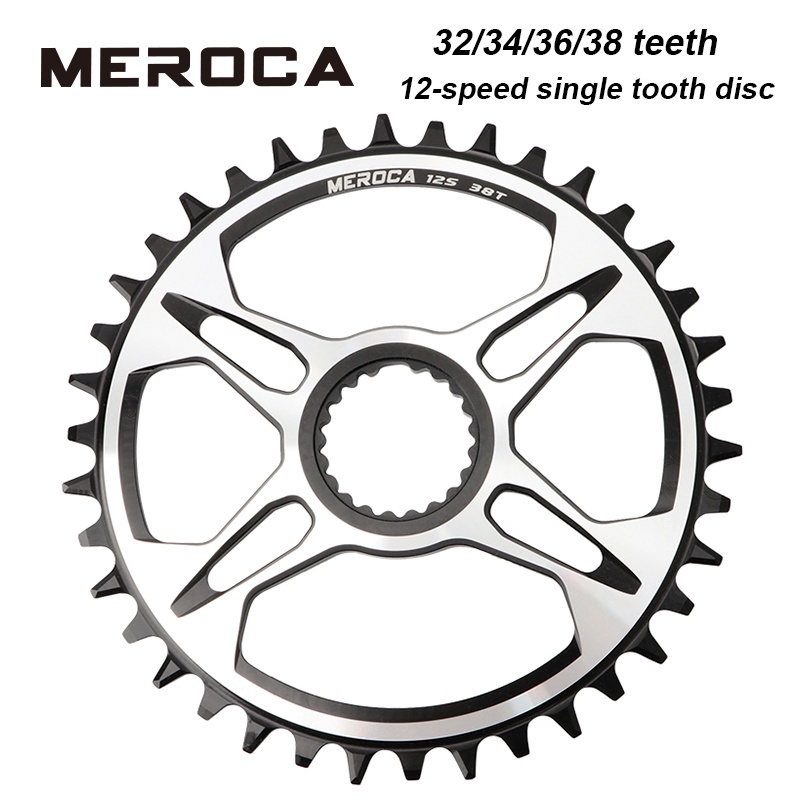 MEROCA ME-9100 12-Speed แคบ-กว้างโซ่เดี่ยว 32T 34T 36T 38T สําหรับจักรยานเสือภูเขาใช้งานร่วมกับ Shim