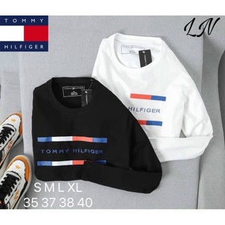 เสื้อยืด​คอกลม​แขน​ยาว​ TOMMY