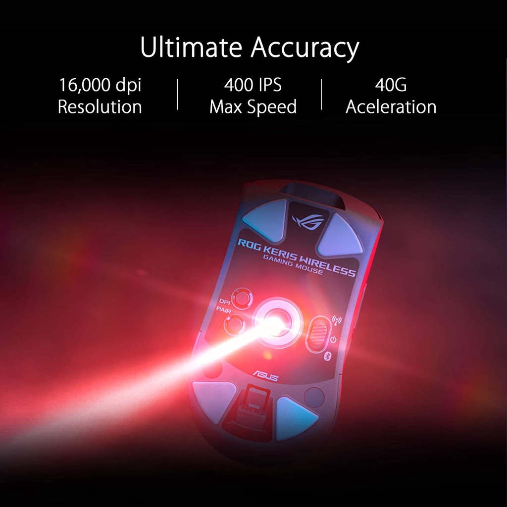ASUS ROG Keris Wireless Lightweight Gaming Mouse (ROG 16,000 DPI)