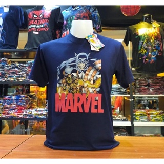 เสื้อยืดMarvel_ลิขสิทธิ์แท้.สีกรม(mvx-008)