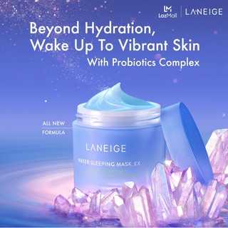 สูตรใหม่ Laneige Water Sleeping Mask Ex. 70 ml. (ผิวกระจ่างใส ช่วยให้ผิวดูมีชีวิตชีวาเช้าวันถัดไป)