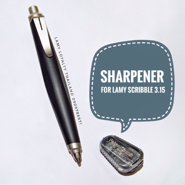 **พร้อมส่ง** กบเหลา ดินสอ สำหรับ ไส้ 3.15 เเละ 2.0 มิล (สำหรับ Lamy Scribble)