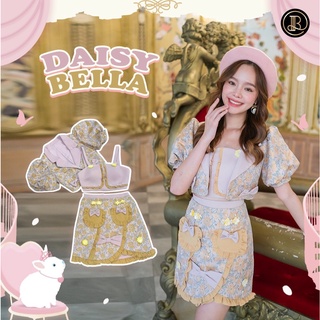 BLT BRAND การันตีเสื้อผ้าแบรนด์แท้ เซท 3 ชิ้น เสื้อตัวใน+เสื้อกั๊ก+กระโปรง DAISY BELLA