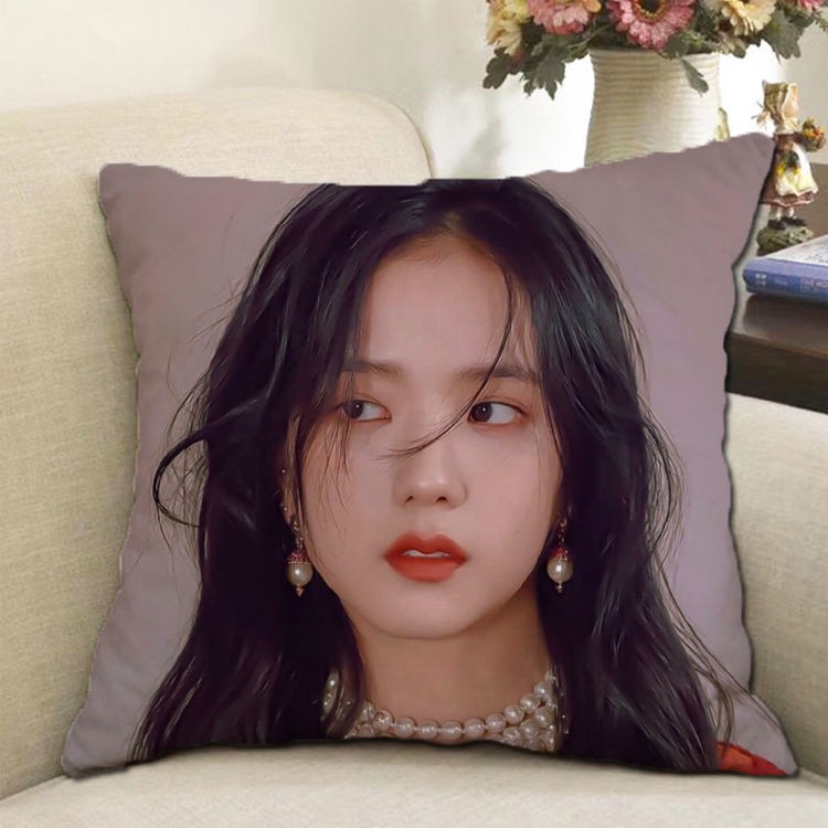 ﹍BlackPink อุปกรณ์ต่อพ่วง DIY หมอนเบาะพัดลมของขวัญ JISOO Jin Jisu jennie Park Caiying lisa