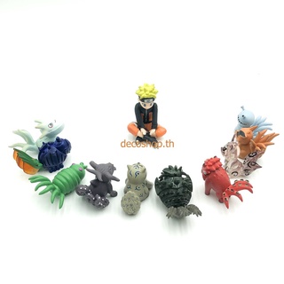 โมเดล ของเล่น Uzumaki Naruto bijuu 11PCS  NARUTO Hokage นารูโตะ  อุซึมากิ นารูโตะ