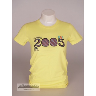 Allamanda เสื้อยืดแขนสั้น ลาย 2005