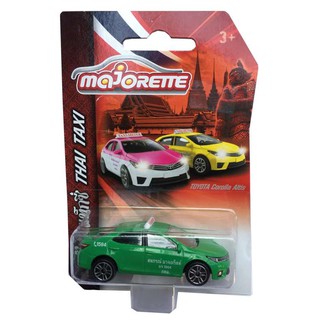 Majorette รถเหล็กมาจอเร็ตต์ โมเดลรถสะสม ไทย แท็กซี่ Thai Taxi Toyota Corolla Altis สี เขียว