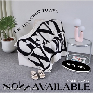 [พร้อมส่ง] 🔳 GENTLEWOMAN TEXTURED TOWEL - ผ้าห่ม GW ของแท้จาก shop💯✅