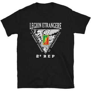 เสื้อยืด พิมพ์ลาย Legion Etrangere 2 Rep Paratrooper สไตล์ฝรั่งเศส ใหม่ เสื้อยืด คอกลม แขนสั้น ผ้าฝ้าย แฟชั่นฤดูร้อน สํา