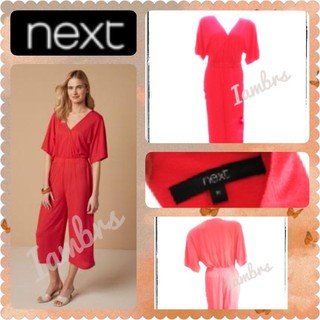 💥พร้อมส่ง💥 "Next" jumpsuit แบรนด์แท้💯% Next จั๊มสูทสีแดง