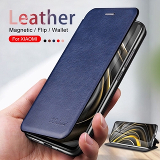 เคสโทรศัพท์หนังฝาพับ กันกระแทกสำหรับ Xiaomi Redmi 9T Leather Case For Xaomi Mi Poco M3 11 10T Lite
