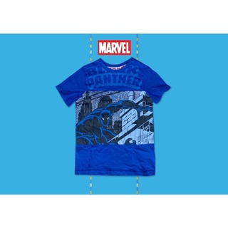 ✅ [5-6Y] Marvel Black Panther T-Shirt เสื้อยืดแขนสั้น มาร์เวล แบลค์ เพนเตอร์