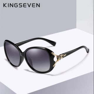 แว่นตาผู้หญิงKINGSEVEN HD แว่นตากันแดด Polarized Retro