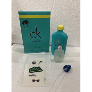 น้ำหอม 100ml +15ml + สติ๊กเกอร์ CK sunmer