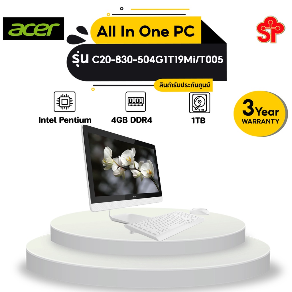 All In One PC Acer Aspire C20-830-504G1T19Mi/T005