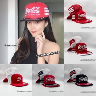 หมวกตาข่าย หมวกวินเทจ โลโก้ COKE Vintage Snapback HIPHOP