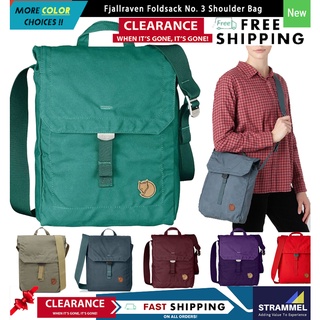 Fjallraven Foldsack No. กระเป๋าสะพายไหล่ สะพายข้าง มี 3 ช่อง