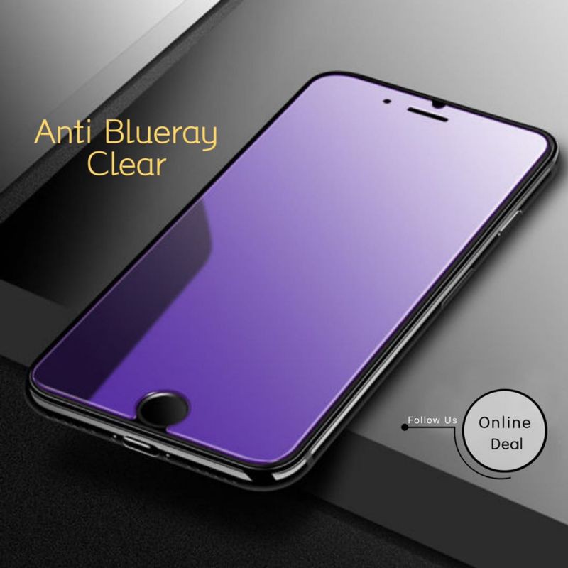 Anti Blueray กระจกใส Tinted สําหรับ Oppo A3S/A5S/A12/A12E/A15/A15s/A5 2020/A9 2020/A31/A37/A53/A54/A