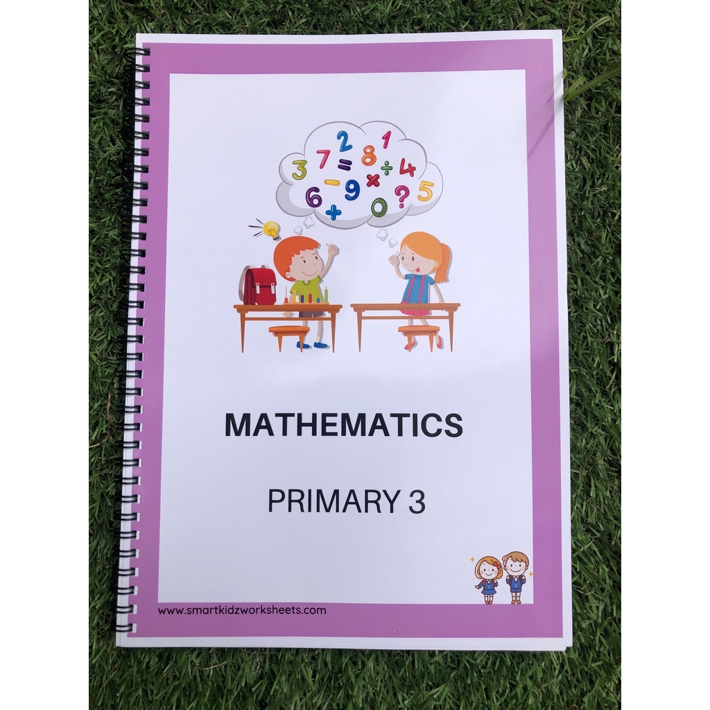 ใบงาน Mathematics ป.3 EP/MEP/MSEP | ครบ 2 เทอม พิมพ์สีทั้งเล่ม 134 หน้า พร้อมแบบฝึกหัด+เฉลย