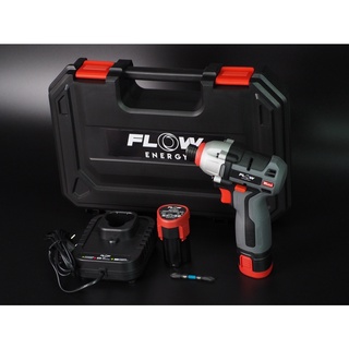 สว่านไร้สาย Brushless FLOW รุ่น FD-4 ขนาด 12 V / FLOW ENERGY FD-4 / เหมาะสำหรับงานขันสกรู เล็กแต่แรง / FLOW ENERGY FD-4