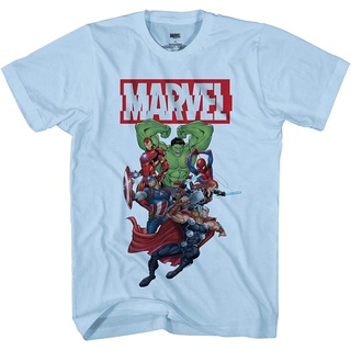 New  Boys Comics Avengers Shirt - Spiderman, Ironman, Captain America &amp; Hulk Tee - Throwback Classic T-Shirt disco
