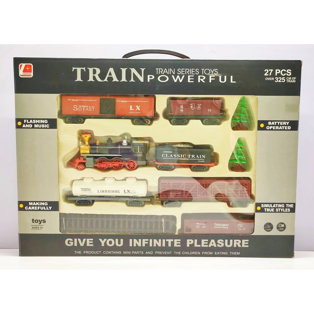 ชุดรถไฟกล่อง 12008-1A ของเด็กเล่น