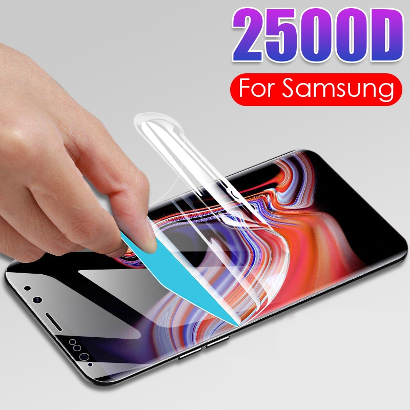 500D Hydrogel Soft Film For Samsung Galaxy S20 Ultra Note 10 Plus S10 S10E Screen Protector On S8 S9