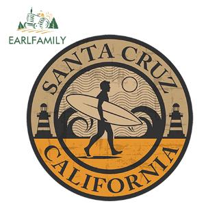 EARLFAMILY 13x13cm Car Styling Santa Cruz California Vinyl Sticker Waterproof Car Sticker DIY Pelekat Kereta