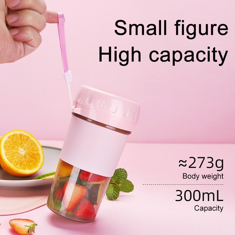 จัดส่งรวดเร็ว Juice cup 300ml เครื่องปั่น เครื่องปั่นน้ำผลไม้ แก้วปั่นน้ำผลไม้ เครื่องปั่นสมูทตี้ เครื่องทำน้ำผลไเครื่อง