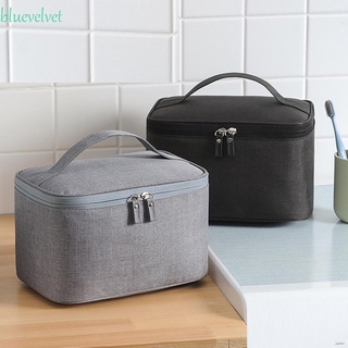 Bluevelvet กระเป๋าใส่เครื่องสําอางกันน้ําความจุขนาดใหญ่