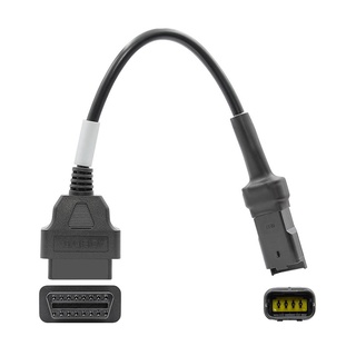 Obd สายเคเบิลรถจักรยานยนต์ สําหรับ Ducati 4 Pin 4Pin เป็น OBD2 16 Pin dinghingxi1