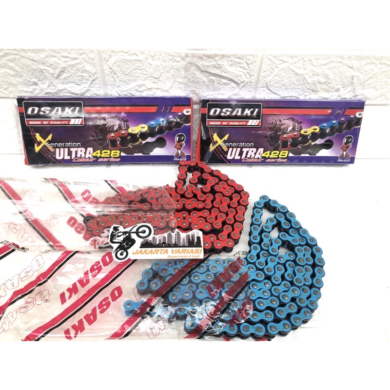 Osaki Thailand สีโซ่ 428-130 L Sonic jupiter mx Ninja r Ninja rr satria 2t vixion gsx ฯลฯ