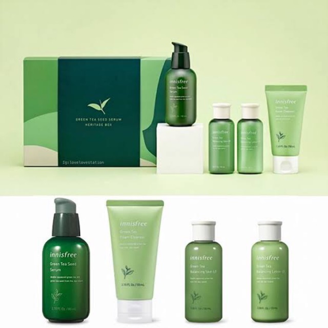 Innisfree Green Tea Seed Serum Heritage Box