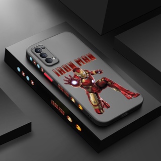 เคสโทรศัพท์มือถือ ซิลิโคนนิ่ม ป้องกันกล้อง ขอบบาง ลาย IRON-Man สําหรับ OPPO Reno 4 4G 5G Reno 4 Pro 4G 5G Reno 4 SE