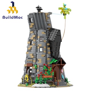 Buildmoc ของเล่นตัวต่อเลโก้ รูปบ้านแฮรี่พอตเตอร์ เพื่อการเรียนรู้ สําหรับเด็ก