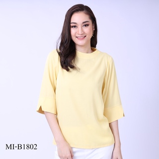 MIKIKO Blouse MI-B1802 ชีฟองชีนาเม้นท์ แขนยาว IGPU20-4