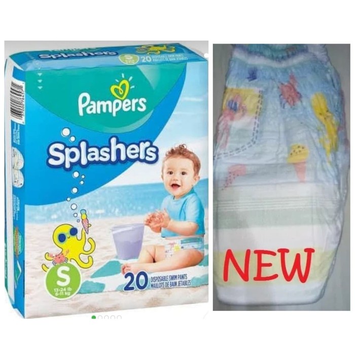 Pampers Splashers Swim Diaper ไซส์ 3-4 - S