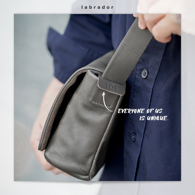 labrador WISE bag S#2 กระเป๋าสะพายไหล่หนังแท้ (LAA098)