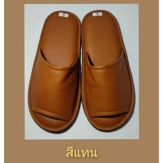 รองเท้าสวมใส่ในอาคาร(ผ้าหนังPVCเกรดpremium)มี2ขนาดให้เลือก M,L