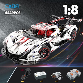 [TOPTOYS] Gumpert Apollo IE CaDA-C61053 Technic 1:8 โมเดลรถซุปเปอร์คาร์บล็อกตัวต่อเด็กสร้างของเล่นของขวัญ