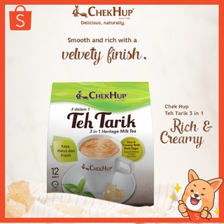 ชานม ชาชัก chek hup teh tarik ชานม 3 in 1 Teh Tarik 3 in 1 – Rich &amp; Creamy