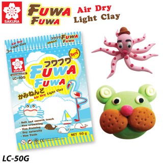 ดินเบา 50g FUWA FUWA Air Dry Light Clay ซากุระ LC-50G