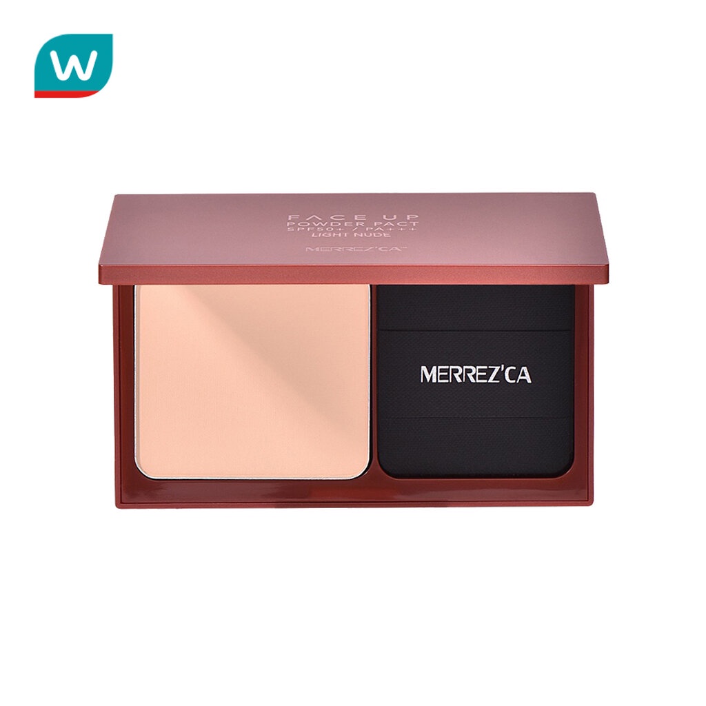 Merrez'ca เมอร์เรซกา เฟส อัพ พาวด์เดอร์ แพค SPF50 PA+++ 10ก. #21 ไลท์ นู๊ด