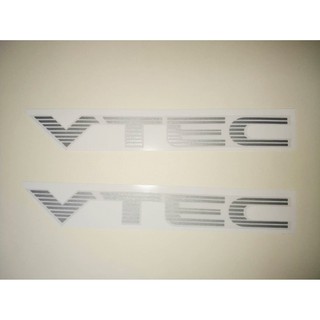 สติ๊กเกอร์ VTEC สีเงิน บรอนซ์ 1992-1995 สำหรับรถ Honda [1 แผ่น]