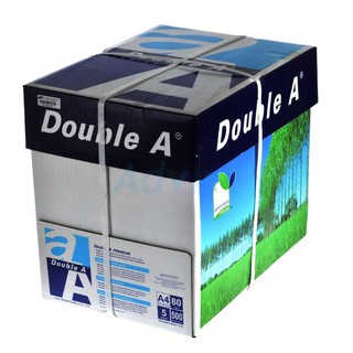 A4 80G Double A (5รีม/กล่อง)