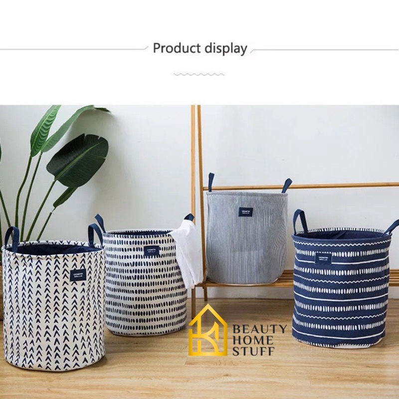LAUNDRY BASKET - THICK AESTHETIC CLOTHES LAUNDRY BASKET BEAUTYHOMESTUFFES