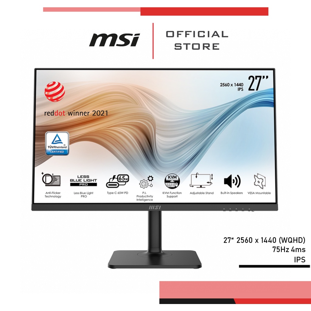 MSI Monitor MODERN MD272QP (จอ/มอนิเตอร์)