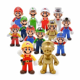 ใหม่ Super Mario Bros. Odyssey ตุ๊กตาฟิกเกอร์ PVC พลาสติก ของเล่น ของขวัญ สําหรับเด็ก